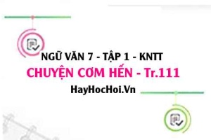 Soạn bài Chuyện cơm hến trang 111 Ngữ văn lớp 7 Kết nối tri thức tập 1